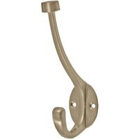 Pill Top Hat and Coat Hook - Nickel