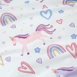 Rainbow Unicorn Duvet Set - Purple - thumbnail 5