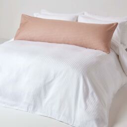 330 Thread Count Egyptian Cotton Body Size Pillowcase - Taupe Beige - thumbnail 2
