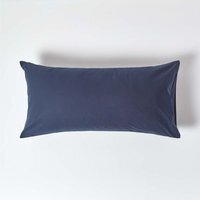 200 Thread Count Egyptian Cotton Housewife King Size Pillowcase - Navy - thumbnail 1