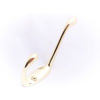 Two Prong Hat and Coat Hook - Brown