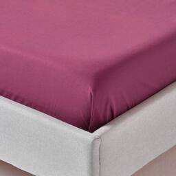 200 Thread Count Egyptian Cotton Flat Sheet - Plum / King - thumbnail 3