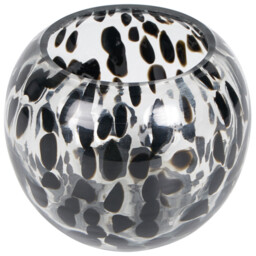 Black Confetti Candle Holder - Black - thumbnail 3