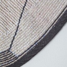 Cotton Tufted Round Football Children Rug - White - thumbnail 4