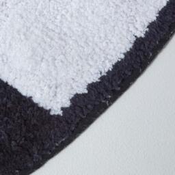 Cotton Tufted Round Football Children Rug - White - thumbnail 2