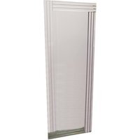 Full Length Bevelled Triple Edge Strip Frameless Wall Mirror - Silver