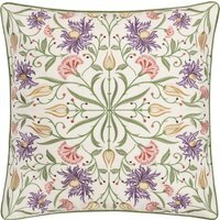 Tilda Embroidered Floral Cushion - Multicolour / 100 Polyester - image 1