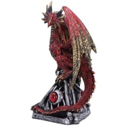 Guardians Gaze The Fierce Flame Dragon Sentinel Figurine - 16.5cm - thumbnail 4