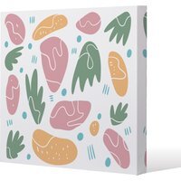 Abstract nature illustrations Canvas Print - Blue / 77cm - image 1