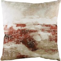 Landscape Abstract Cushion - Terracotta / Feather - thumbnail 1