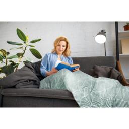 Zahra Blanket Throw - Pistachio / 130x150cm - thumbnail 4