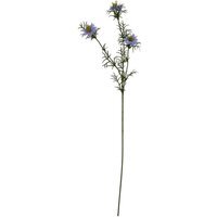 Set of 3 Purple Nigella Artificial Flower Stems - Purple