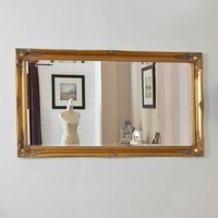 Hamilton Vintage Gold Antique Design Large Wall Mirror 137 x 76cm - Gold - image 1