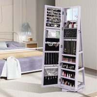 3-in-1 Lockable Jewelry Organizer - Purple - thumbnail 1