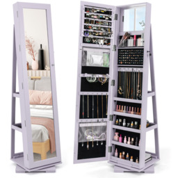 3-in-1 Lockable Jewelry Organizer - Purple - thumbnail 2