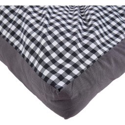 Comfortable Quilted Mattress Topper - Dark Grey / 200cm / King - thumbnail 4