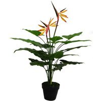 Artificial Bird of Paradise Plant Strelitzia - Orange