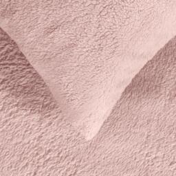Pack of Teddy Fleece Pillowcases - Blush Pink / 2 - thumbnail 4