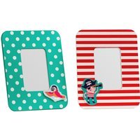 Pirate Assorted 4 x 6 Photo Frames - Multicolour