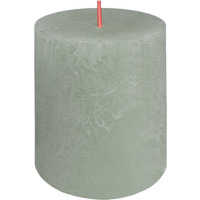 Bolsius Jade Green Rustic Shine Candle - Green
