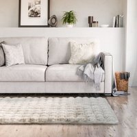 Deluxe Fur Rug - Cream / 150cm