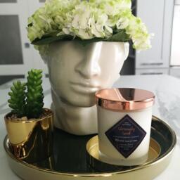 Peppermint, Eucalyptus and Pine Aromatherapy Candle  - White - thumbnail 3