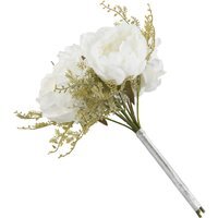 Ivory Peony Bouquet - White - image 1
