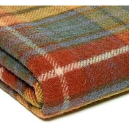 Tartan Wool Throw - Antique Bunchanan / Dry Clean Only - thumbnail 2