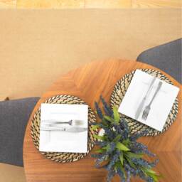 Natural Border Jute Area Rug - Brown / 290 x 200cm - thumbnail 3
