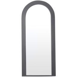 Evie Ridged Arch Lean To Mirror   - Charcoal - thumbnail 3