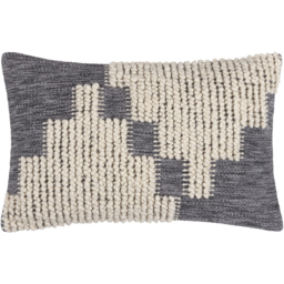 Himal Woven Knot Cushion - Dusk / 80 Polyester 20 Feather - thumbnail 2