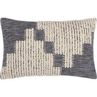 Himal Woven Knot Cushion - Dusk / 80 Polyester 20 Feather - thumbnail 1