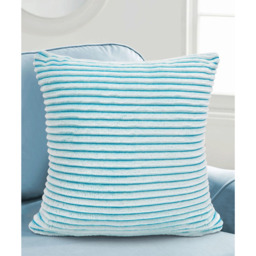 Soft Snug Deluxe Printed Cord Cushion - Teal - thumbnail 2