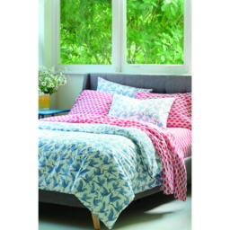 Martex Family of Cranes Duvet Cover Set - Blue / Superking - thumbnail 3