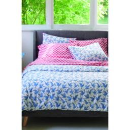 Martex Family of Cranes Duvet Cover Set - Blue / Superking - thumbnail 2
