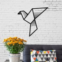 Fly Wall Art No.14 Metal Decorative Object - Black