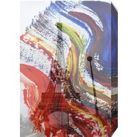 Paris in Paint by 17 Stories Graphic Art on Canvas - Red / 92cm