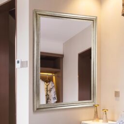 MirrorOutlet Lancaster Champagne Silver Extra Large Mirror - Silver - thumbnail 2