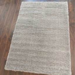 Super Soft Silver Shaggy Living Area Rug - Grey / 170 x 120cm - thumbnail 3