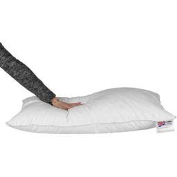 Homescapes Duck Feather and Down Euro Pillow - White - thumbnail 5