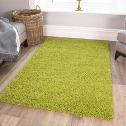Soft Shaggy Area Rug - Fern Green / 190 x 133cm - thumbnail 3