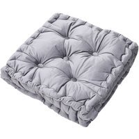 Italian Velvet Throw Pillow - smoke grey