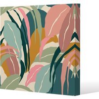 artistic abstract leaves Canvas Print - Yellow / 77cm - thumbnail 1