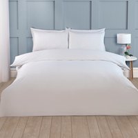 Cooling Cotton Duvet Set - White / Double