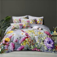 Meadow Floral Printed Duvet Set - Lilac / 200cm