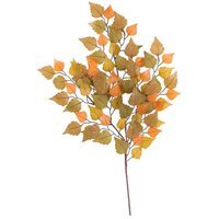 Artificial Birch Spray 67cm - Orange, Brown