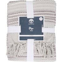 Diya Slub Throw - Silver