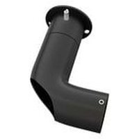 28mm Room Darkening Corner Bracket for Curtain Poles - Black - Black - thumbnail 1