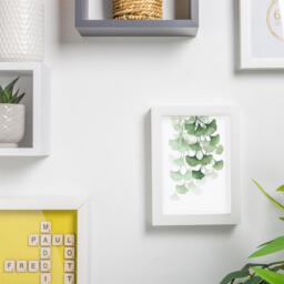 "5"" x 7"" White 3D Box Photo Frames - 4"" x 6"" Mount - Pack of 5 - Black" - thumbnail 5