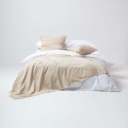 Cotton Chenille Tie Dye Cushion Cover - Beige / 60cm - thumbnail 4